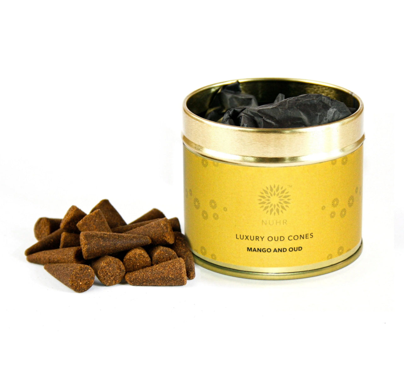 Luxury Oud Incense Cones in Mango and Oud