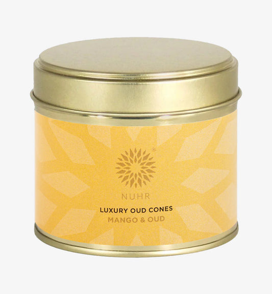 Luxury Oud Incense Cones in Mango and Oud