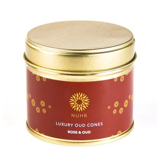 Luxury Oud Incense Cones in Rose and Oud