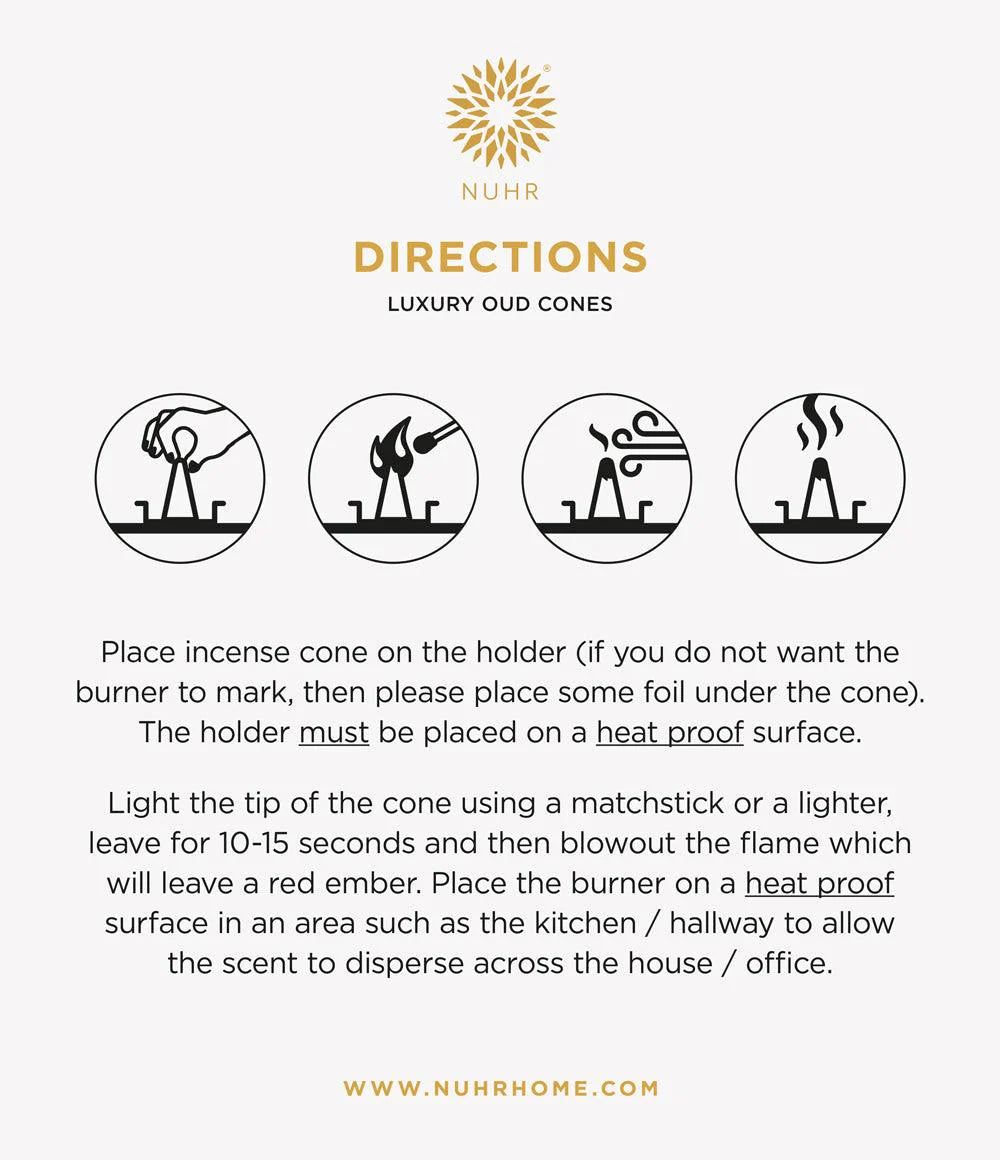 Dubai Oud Incense Cones