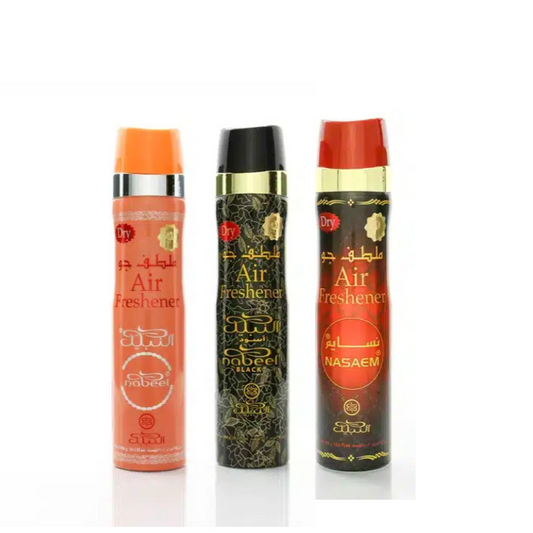 3x Nabeel 300ml Air Freshener Bundle