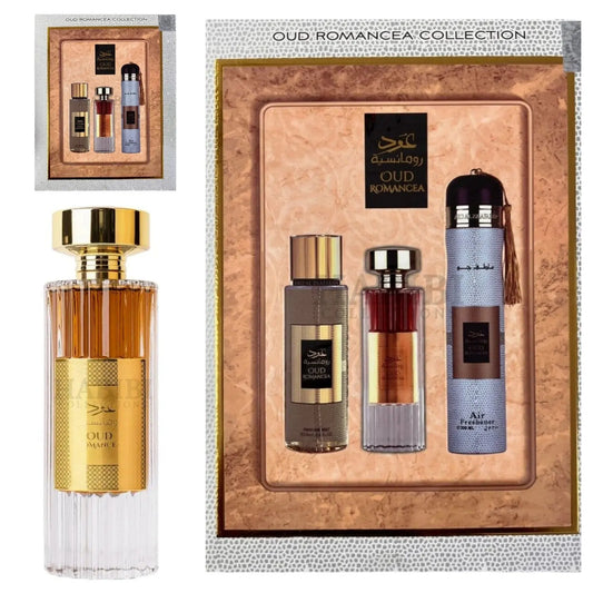 Oud Romancea 3 Piece Gift Set by Ard al Zaafraan