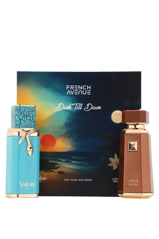 Dusk Till Dawn Set Eau De Parfum 2 x 100ml - Liquid Brun EDP x Vulcan Fue EDP