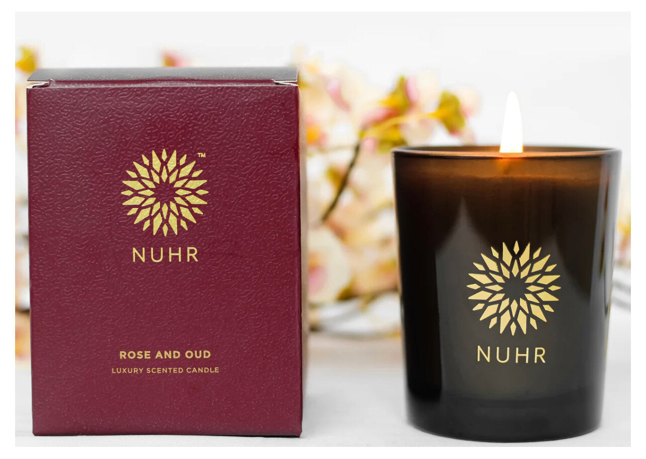 Rose & Oud Luxury Scented Candle