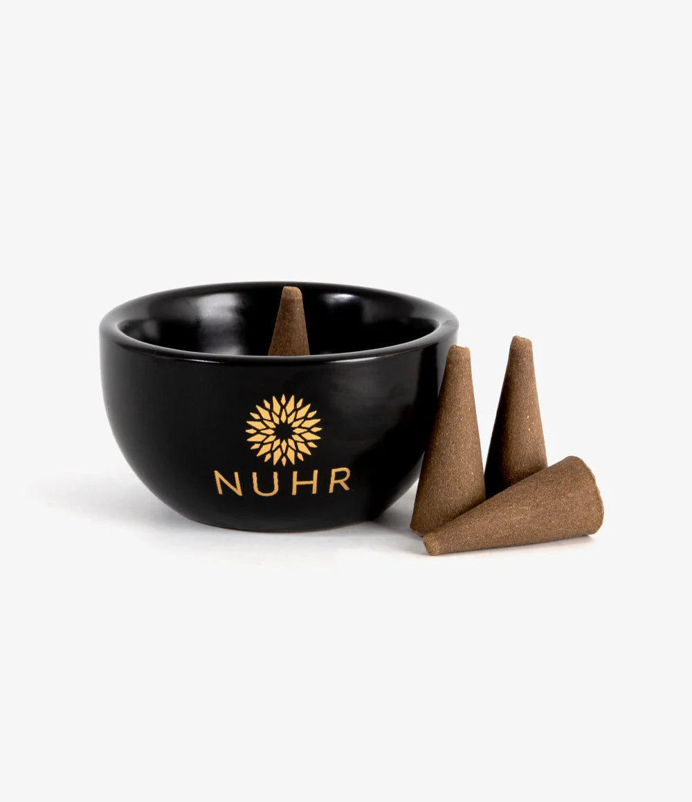 CERAMIC OUD INCENSE CONE BURNER MINI DISH