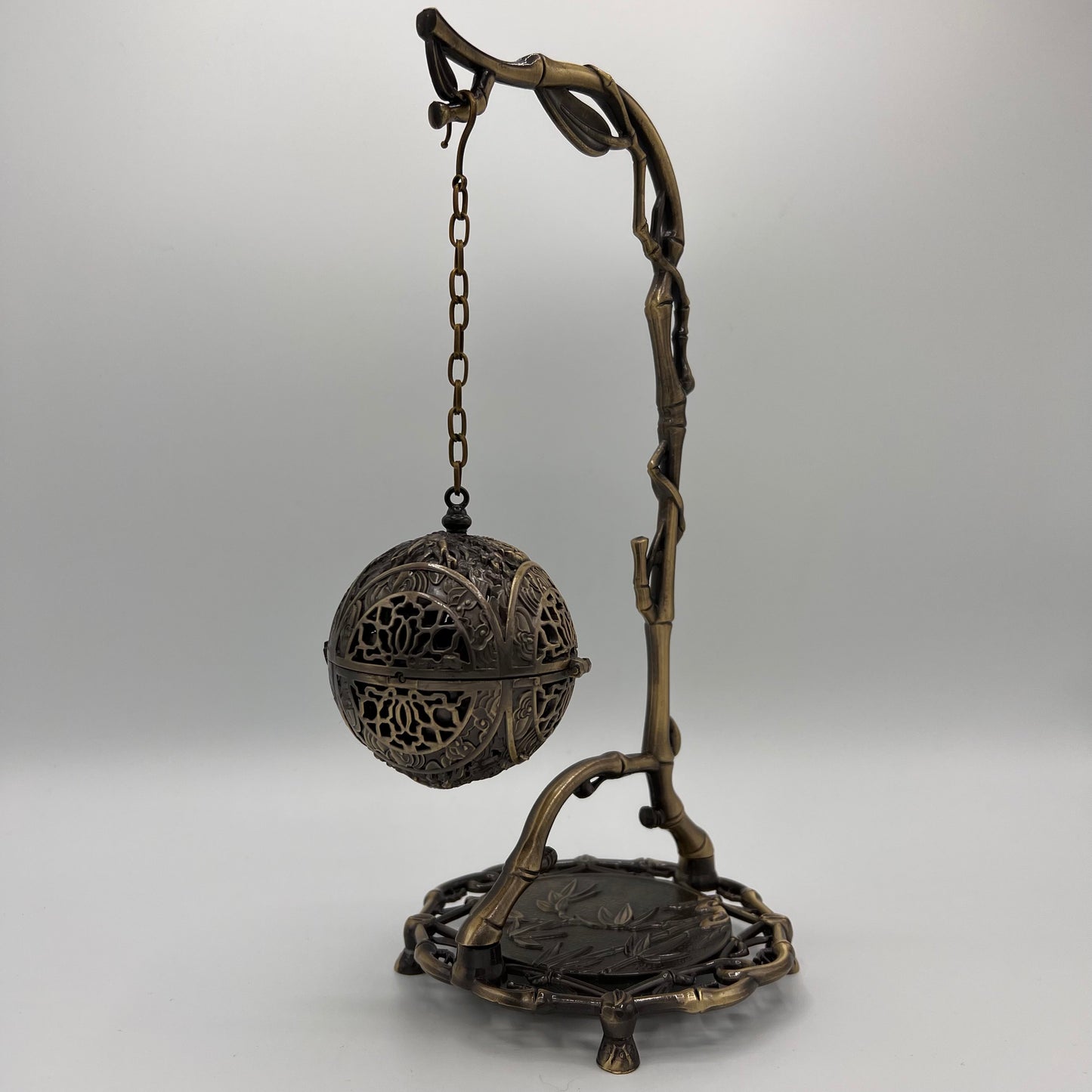 Hanging Antique Brass Incense / Bakhoor Burner