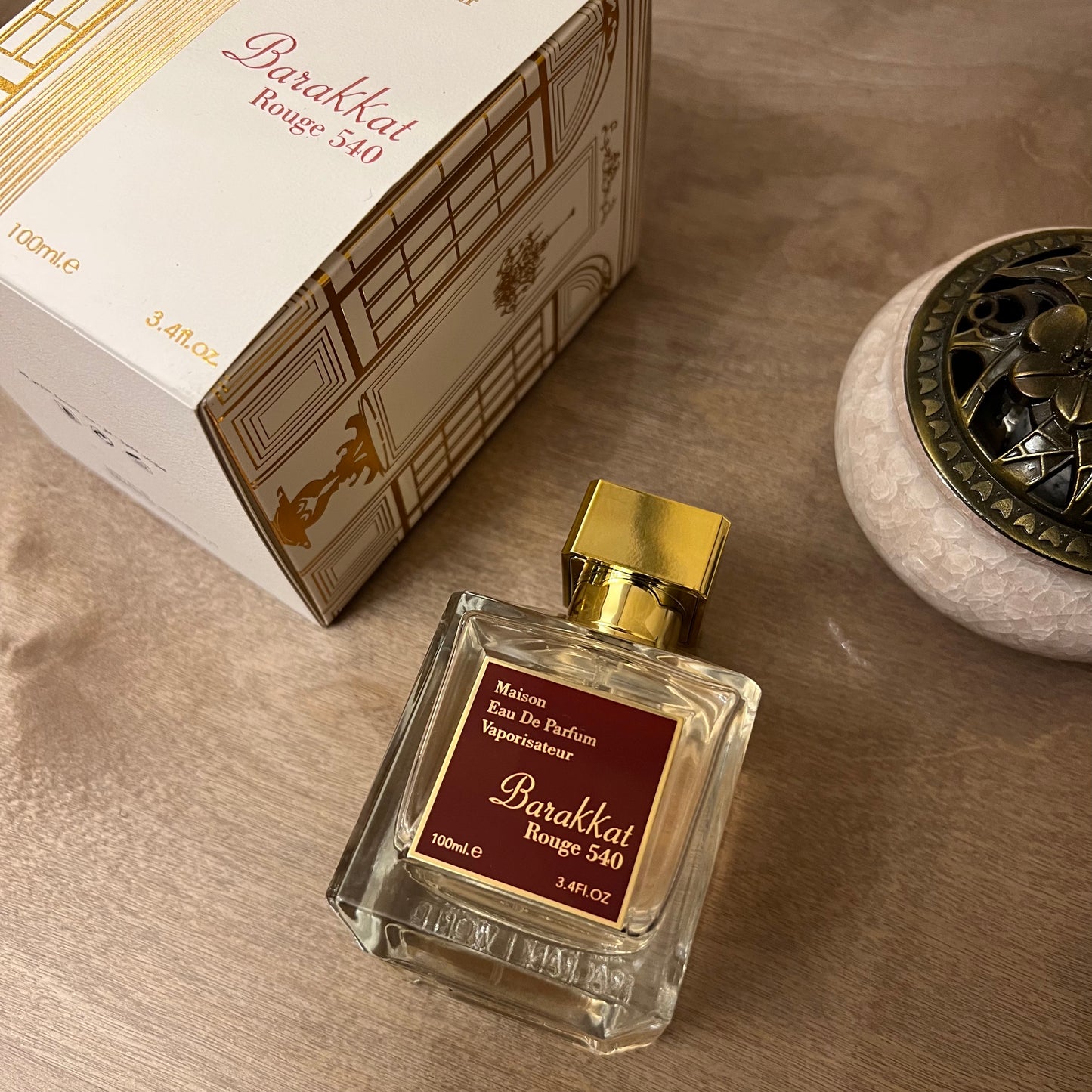 Barakkat Rouge 540 (Similar to Baccarat Rouge 540 by Maison Francis Kurkdjian). 100ml