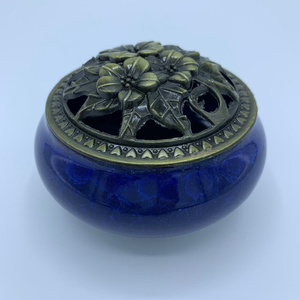 Midnight Blue Ceramic Bakhoor/ Incense Burner