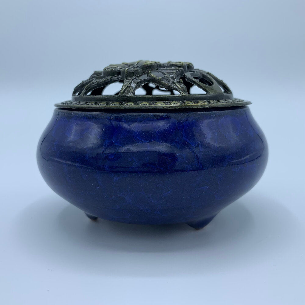 Midnight Blue Ceramic Bakhoor/ Incense Burner