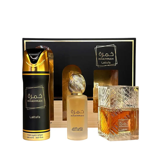 Khamrah Eau de Parfum Gift set by Lattafa