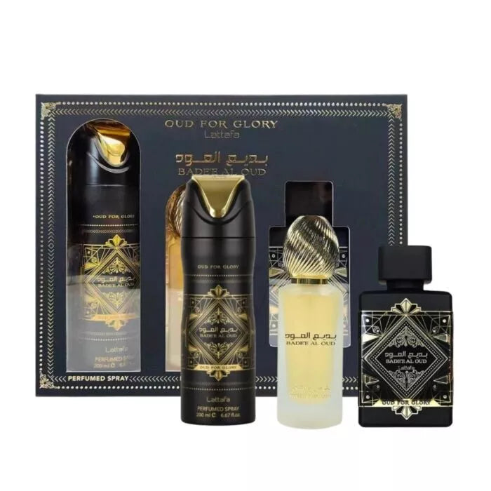 Bade'e Al Oud Gift Set  (Inspired by Initio Oud for Greatness)